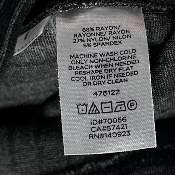 Loft Pull On Stretch Stripe Pants Size M - Picture 8 of 11